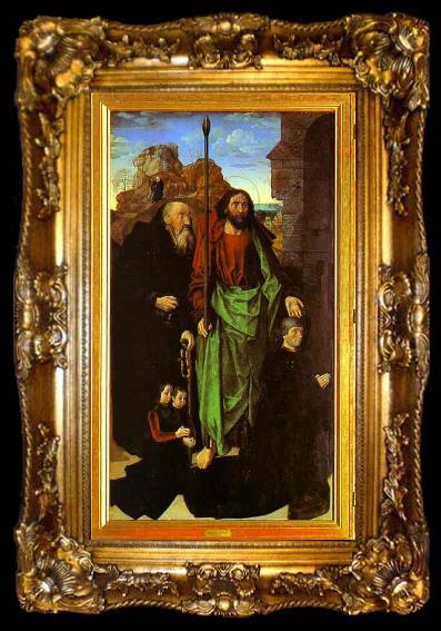 framed  Hugo van der Goes Tommaso Portinari with his sons and SS., ta009-2